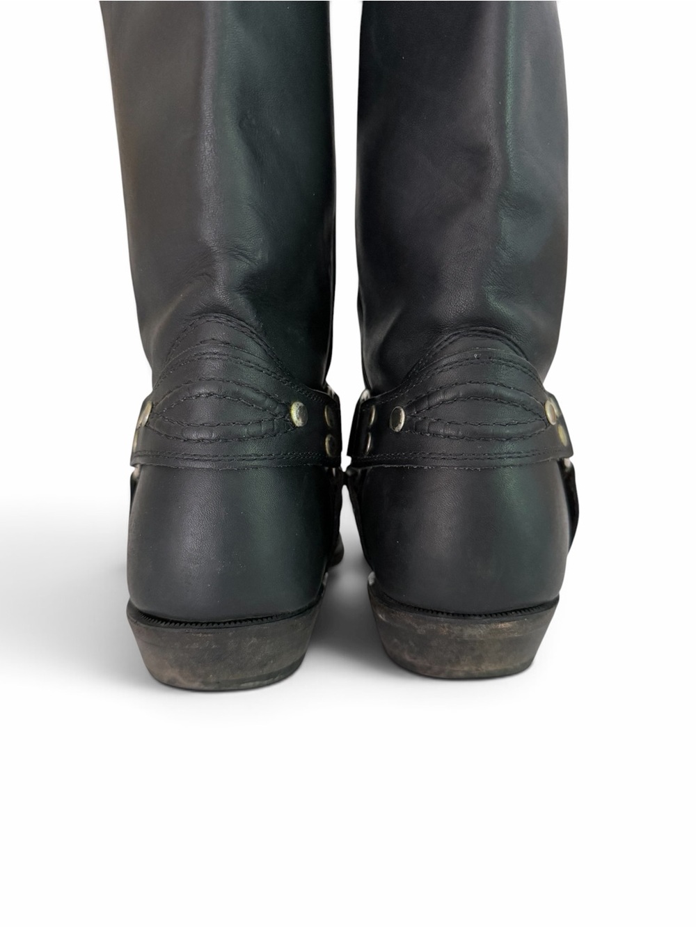 BOULET Black Leather Harness Motorcycle Biker Boots 6.5 - Picture 9 of 16